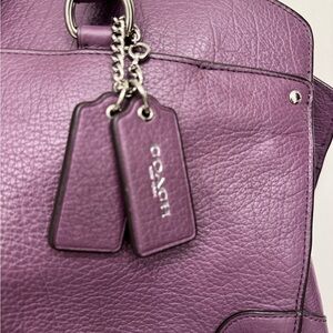 Vintage Coach Pebble Leather Mercer Satchel